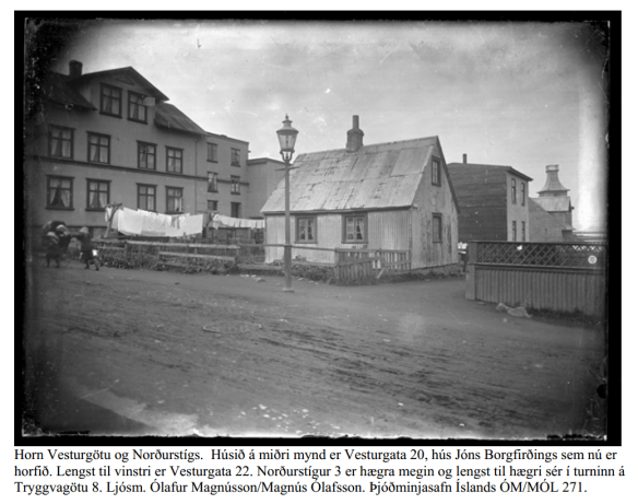 Úr: Mýrargötusvæði húsakönnun og fornleifaskráning, Minjastofnun Reykjavíkur 2003.