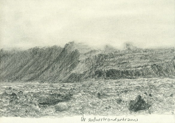 úr suður strandar hrauni 20x29 2018