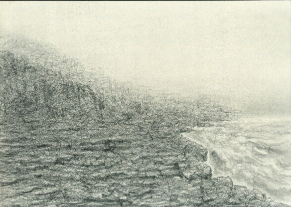 ár niður á klöppum 20x29 2018